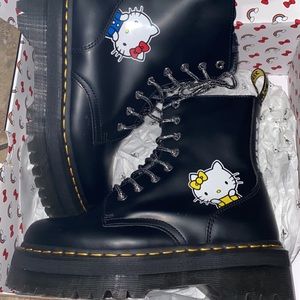 Dr. Martens Platform Jaden Hello Kitty Boots